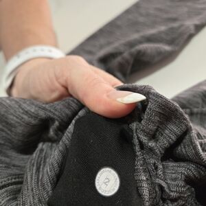 Gray Herringbone Leggings